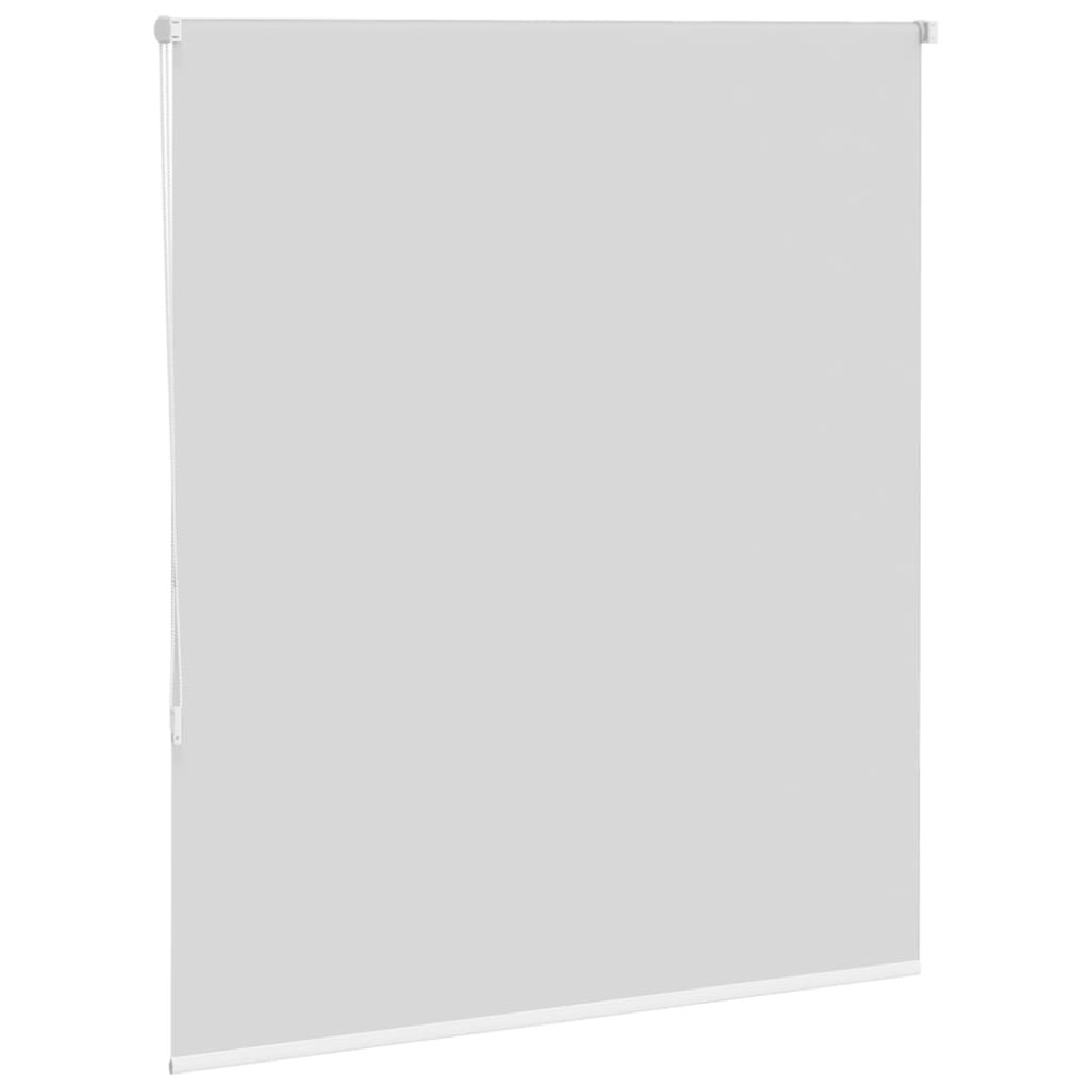 Produktbild för Rullgardin mörkläggningsvit 140x150 cm tyg bredd 136,6 cm