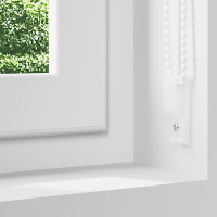 Produktbild för Rullgardin mörkläggningsvit 150x150 cm tyg bredd 146,6 cm