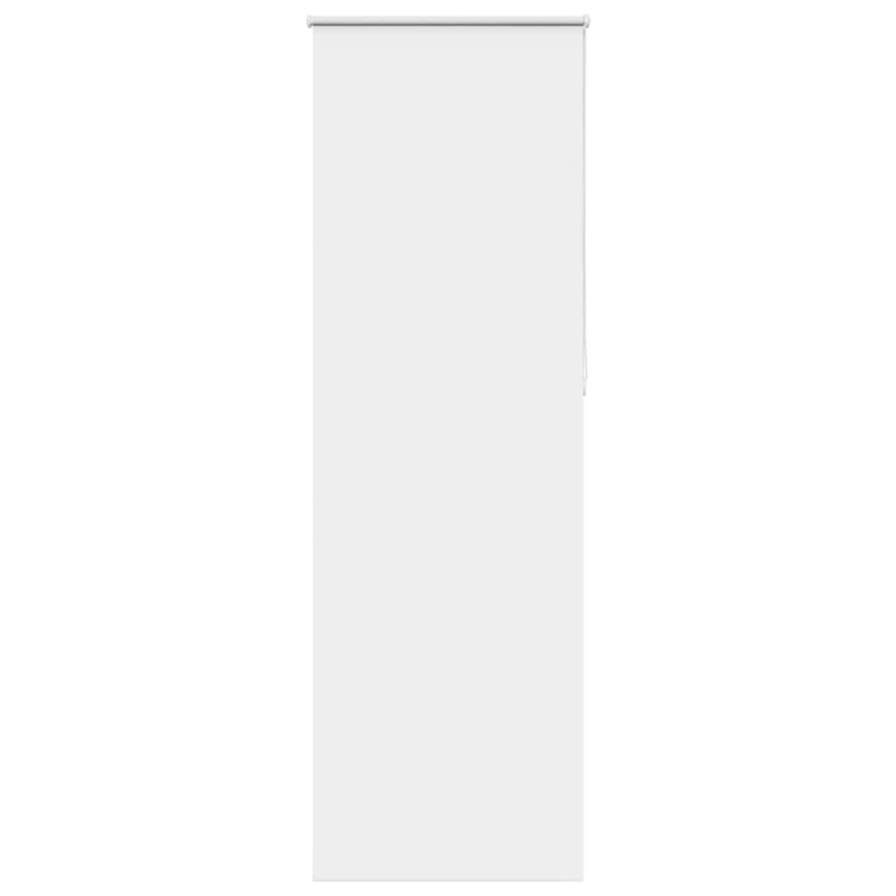 Produktbild för Rullgardin mörkläggning vit 75x230 cm tyg bredd 70,7 cm