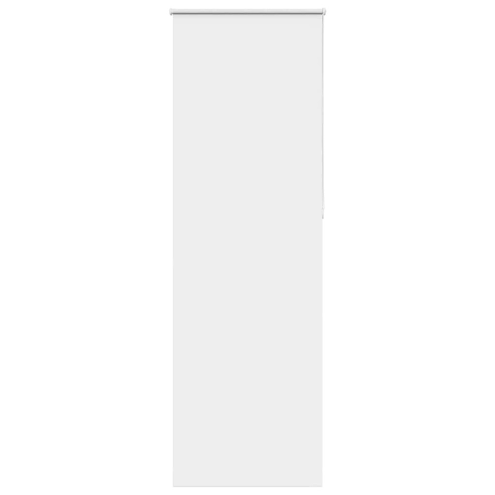 Produktbild för Rullgardin mörkläggningsgardin vit 80x230 cm tyg bredd 75,7 cm