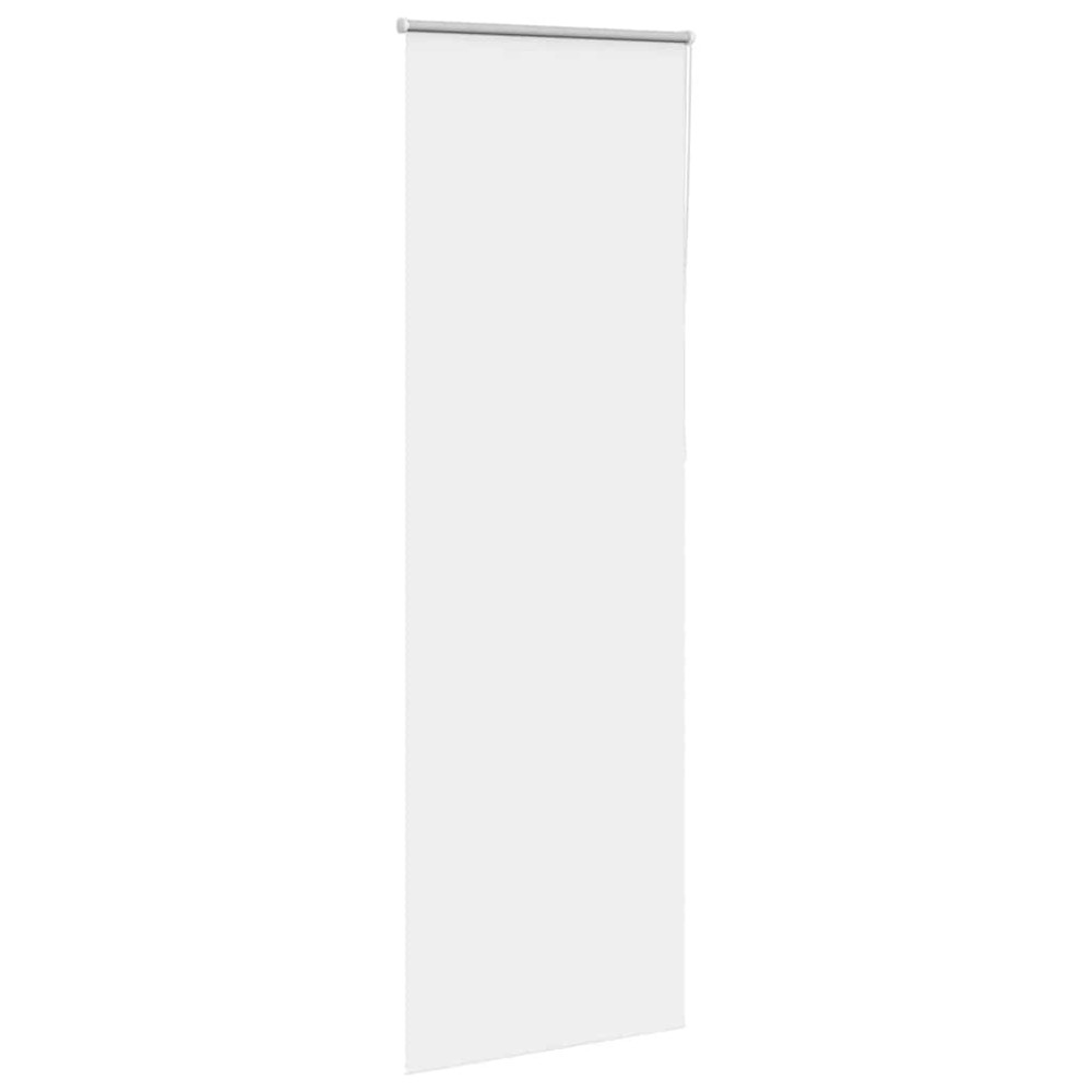 Produktbild för Rullgardin mörkläggningsgardin vit 80x230 cm tyg bredd 75,7 cm
