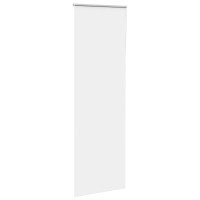 Produktbild för Rullgardin mörkläggningsgardin vit 80x230 cm tyg bredd 75,7 cm
