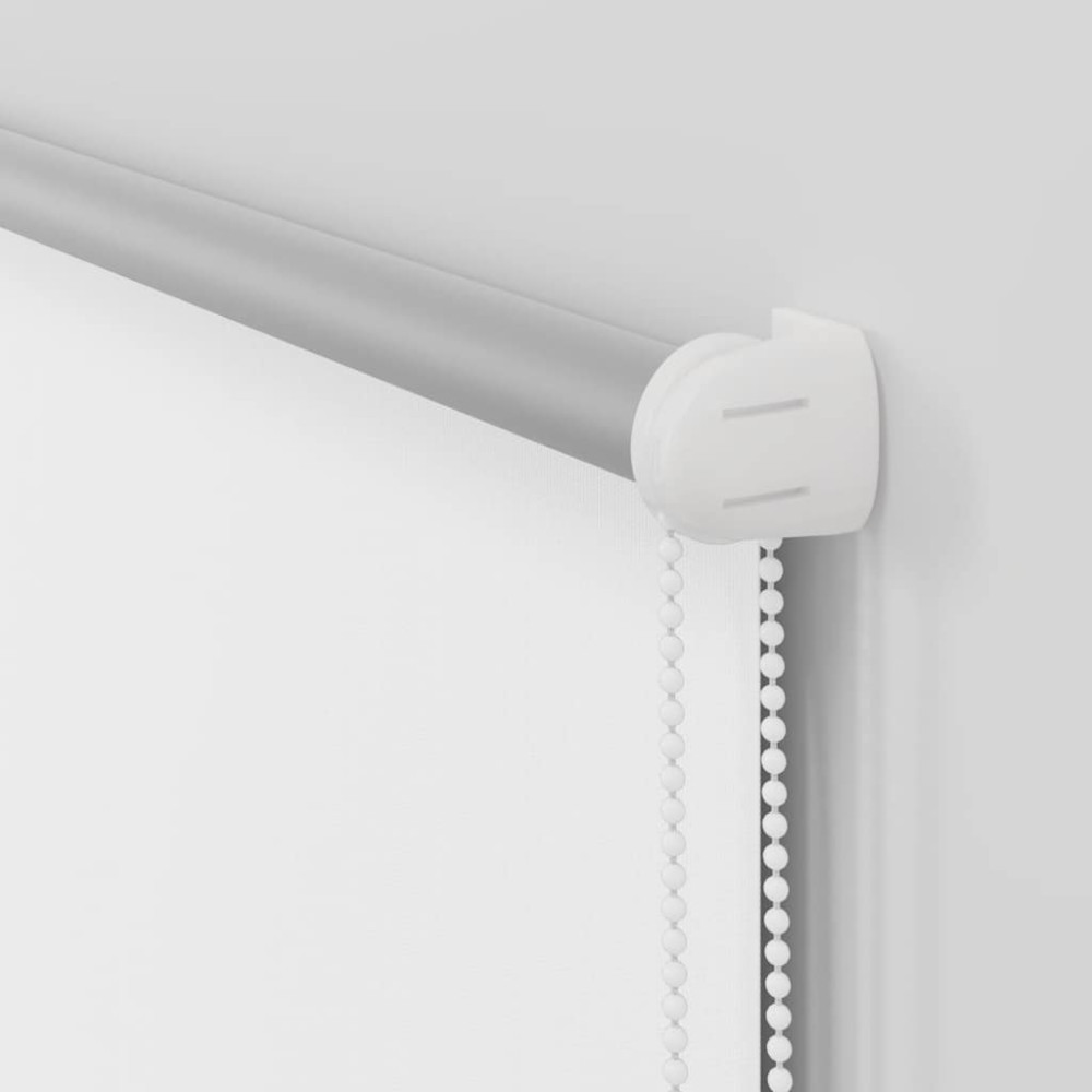 Produktbild för Rullgardin mörkläggning vit 90x230 cm tyg bredd 85,7 cm