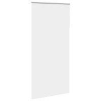 Produktbild för Rullgardin mörkläggningsgardin vit 115x230 cm tyg bredd 110,7cm