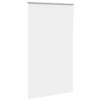 Produktbild för Rullgardin mörkläggningsvit 120x230 cm tyg bredd 116,6 cm