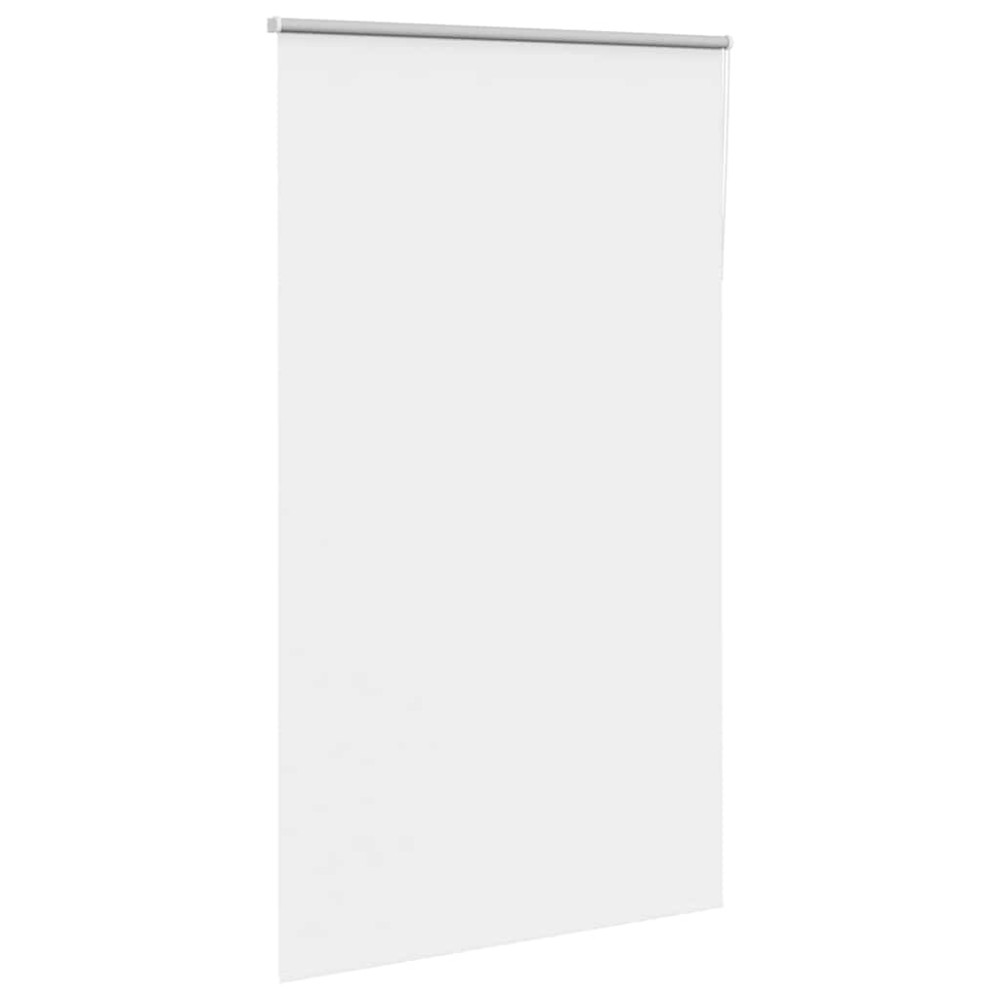 Produktbild för Rullgardin mörkläggning vit 125x230 cm tyg bredd 121,6 cm
