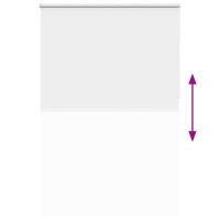 Produktbild för Rullgardin mörkläggningsgardin vit 150x230 cm tyg bredd 146,6cm