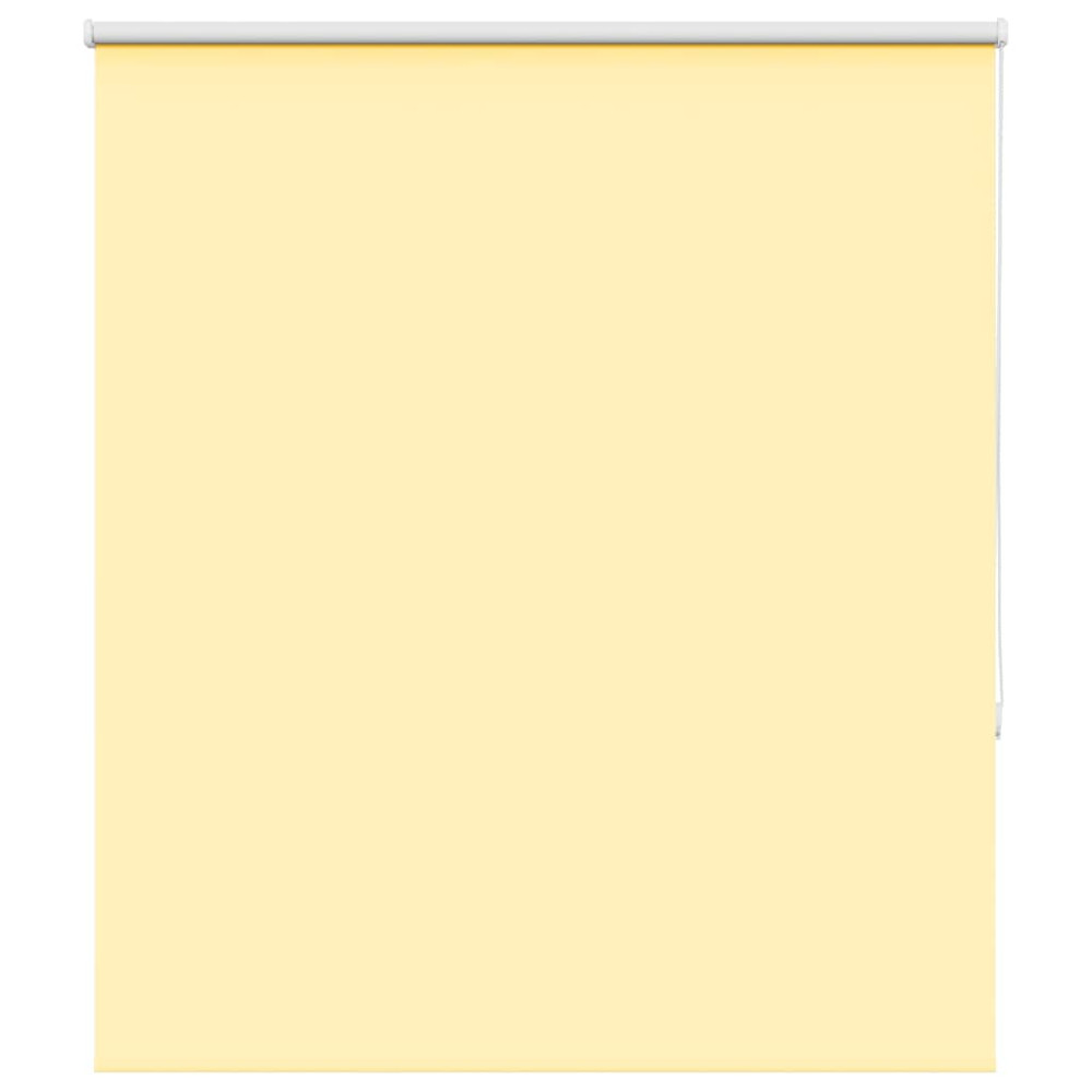 Produktbild för Rullgardin mörkläggningsgul 135x175 cm tyg bredd 131,6 cm