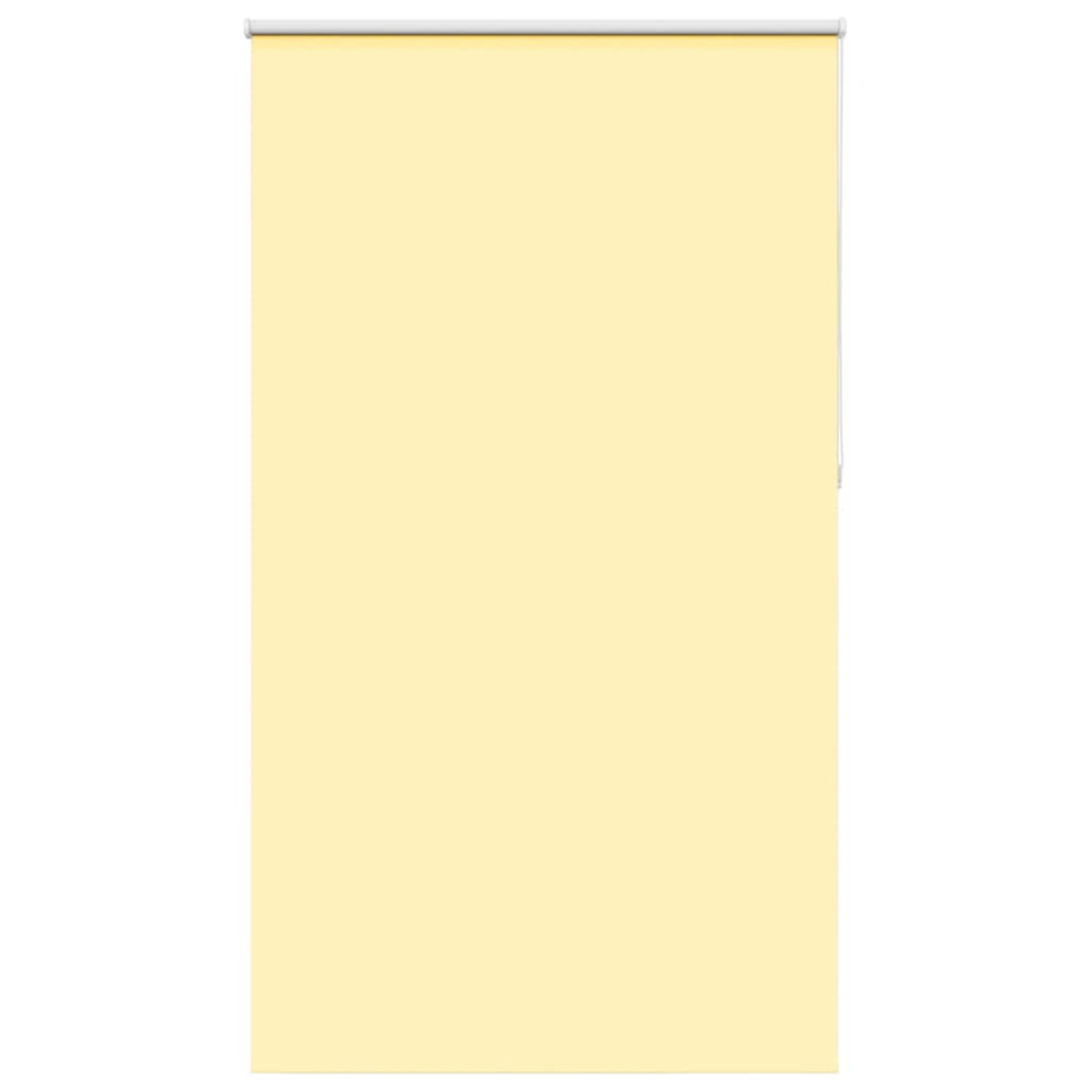 Produktbild för Rullgardin mörkläggningsgul 135x210 cm tyg bredd 131,6 cm