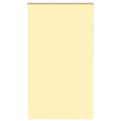 vidaXL Rullgardin mörkläggningsgul 135x210 cm tyg bredd 131,6 cm