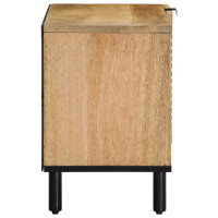Produktbild för TV-bänk brun 80x31,5x46 cm mango i massivt trä