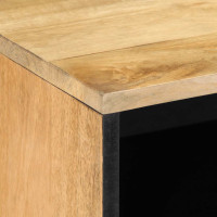 Produktbild för TV-bänk brun 80x31,5x46 cm mango i massivt trä