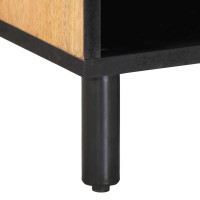 Produktbild för TV-bänk brun 80x31,5x46 cm mango i massivt trä