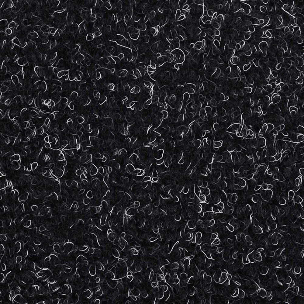 Produktbild för Trappmattor självhäftande 30 st 65x21x4 cm svarta halvrunda stora