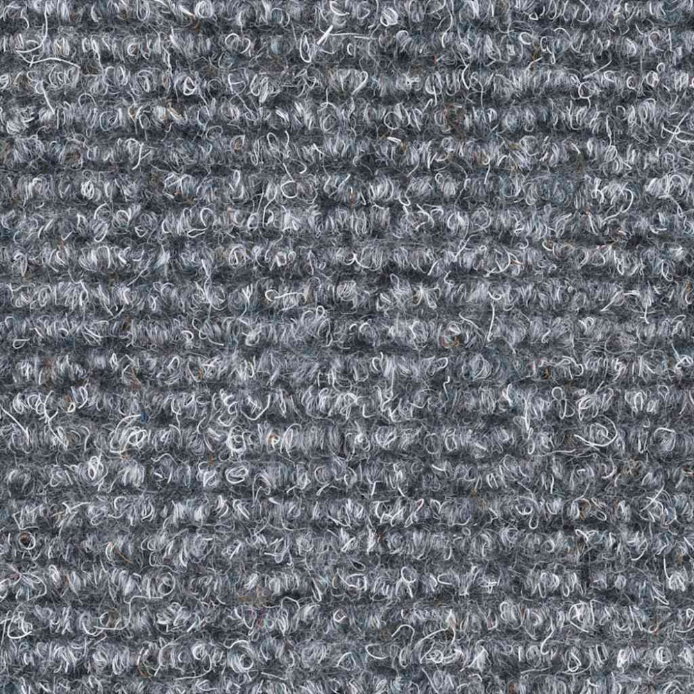 Produktbild för Trappmattor självhäftande 30 st 65x21x4 cm ljusgrå halvrunda stora