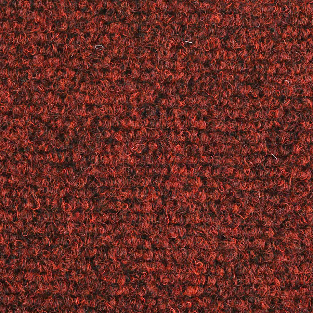 Produktbild för Trappmattor självhäftande 30 st 65x21x4 cm bordeauxröd halvrunda stora