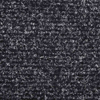 Produktbild för Trappmattor självhäftande 30 st 56x17x3 cm mörkgrå halvrunda