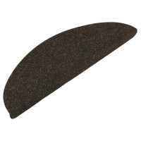 Produktbild för Trappmattor självhäftande 20 st antracit 65x22,5x3,5 cm