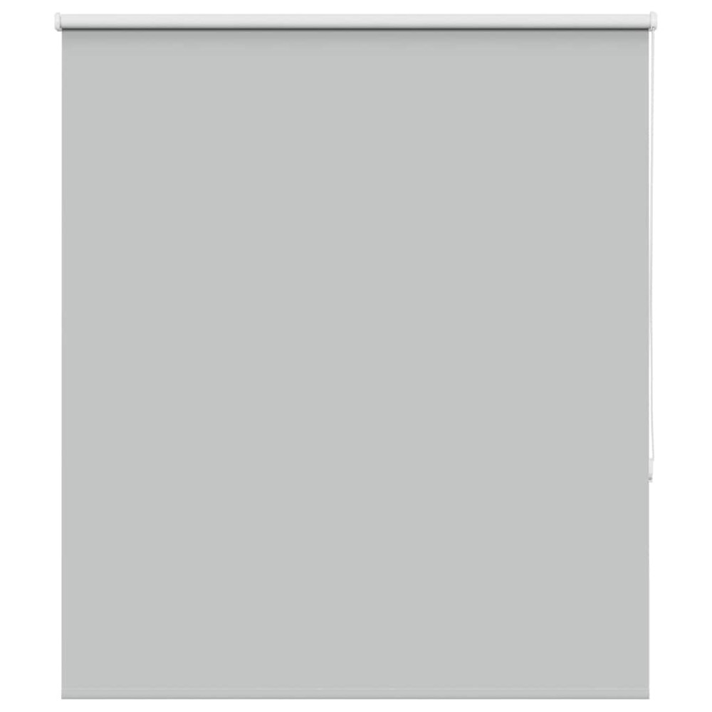 Produktbild för Rullgardin mörkläggning ljusgrå 140x175 cm tyg bredd 136,6 cm