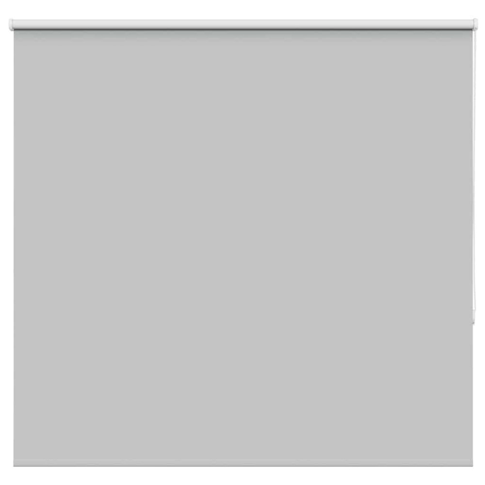 Produktbild för Rullgardin mörkläggning ljusgrå 145x175 cm tyg bredd 141,6 cm