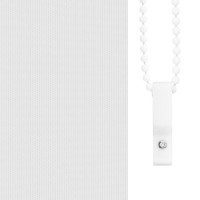 Produktbild för Rullgardin mörkläggningsvit 120x150 cm tyg bredd 116,6 cm