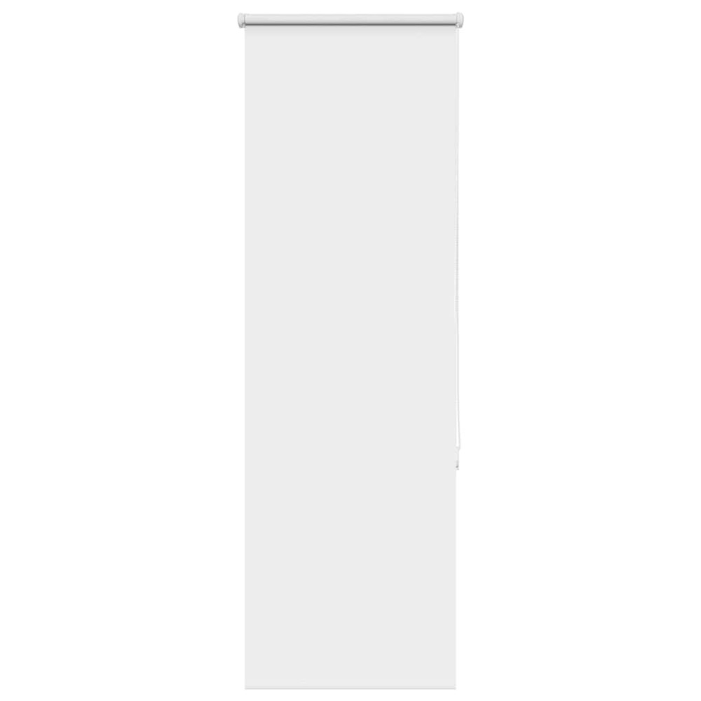 Produktbild för Rullgardin mörkläggningsgardin vit 40x175 cm tyg bredd 35,7 cm