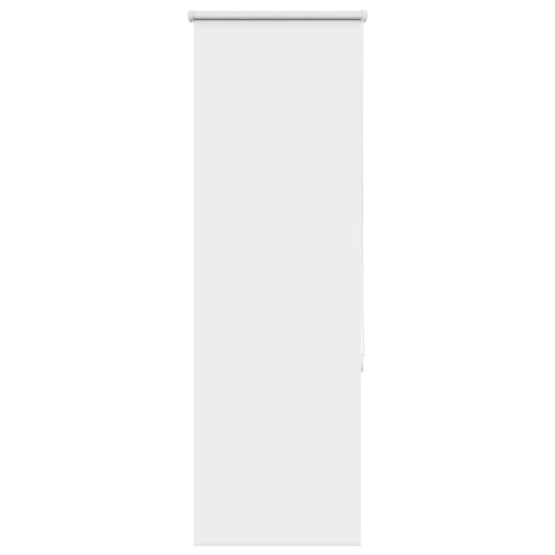 vidaXL Rullgardin mörkläggningsgardin vit 40x175 cm tyg bredd 35,7 cm