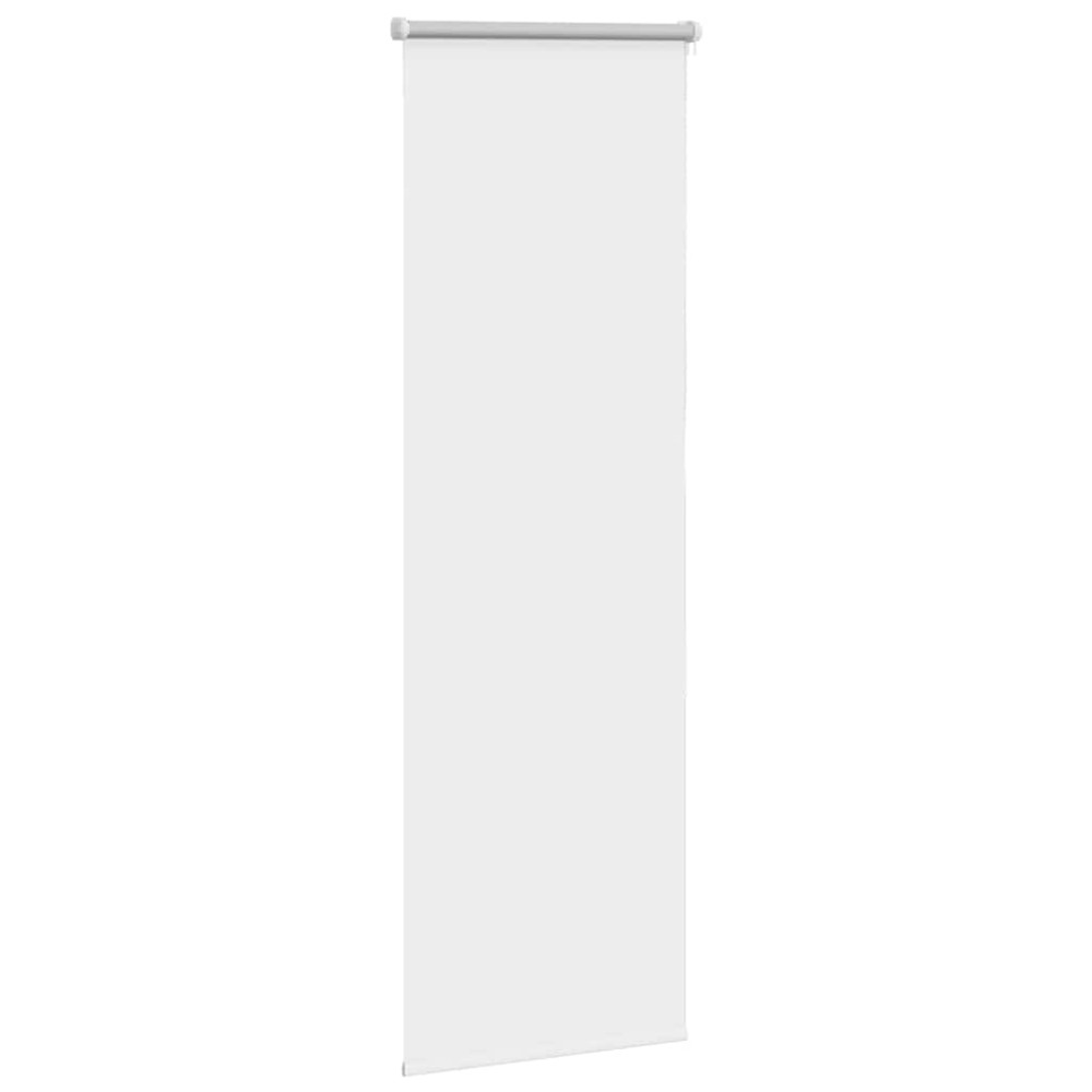 Produktbild för Rullgardin mörkläggningsgardin vit 45x175 cm tygbredd 40,7 cm