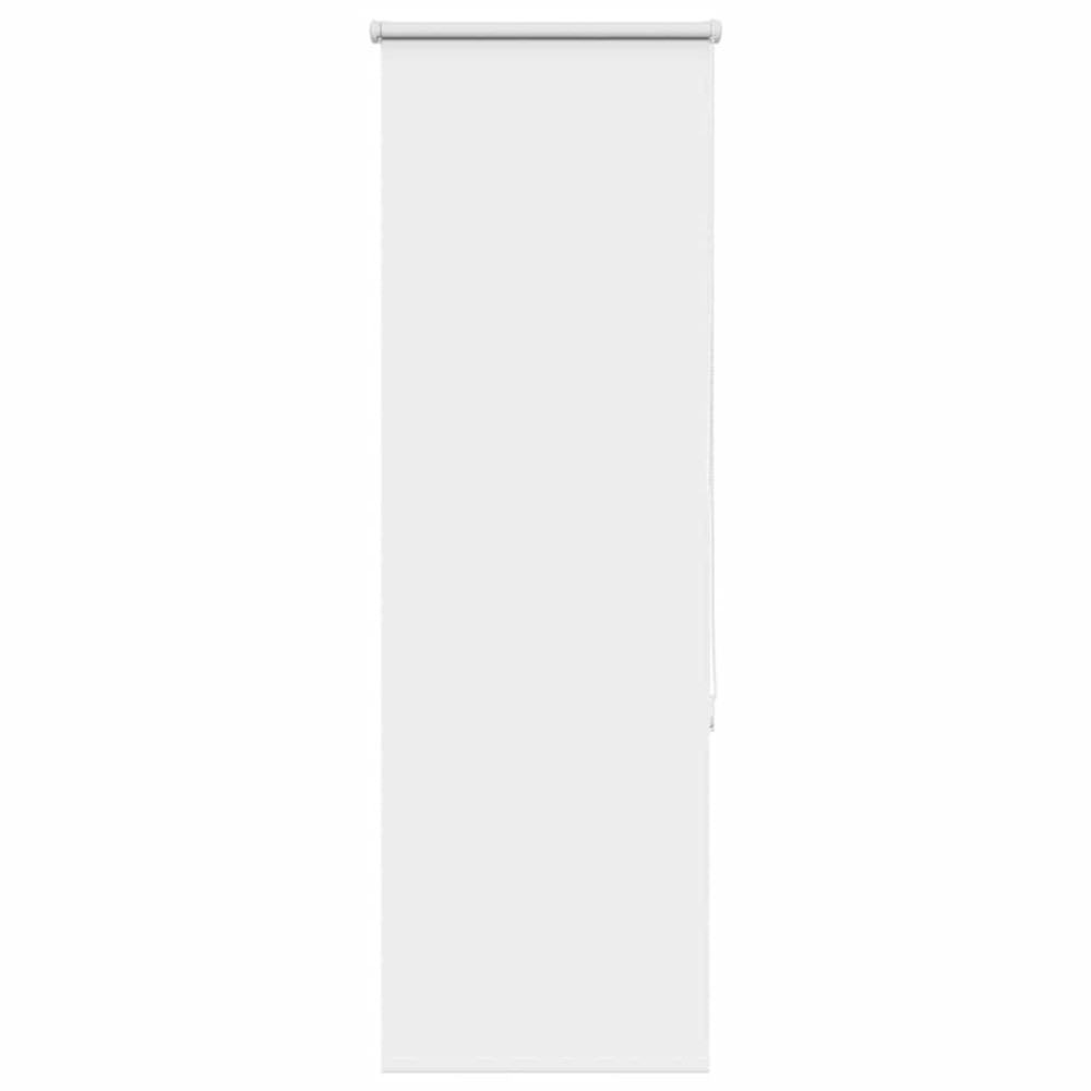 Produktbild för Rullgardin mörkläggningsgardin vit 50x175 cm tyg bredd 45,7 cm