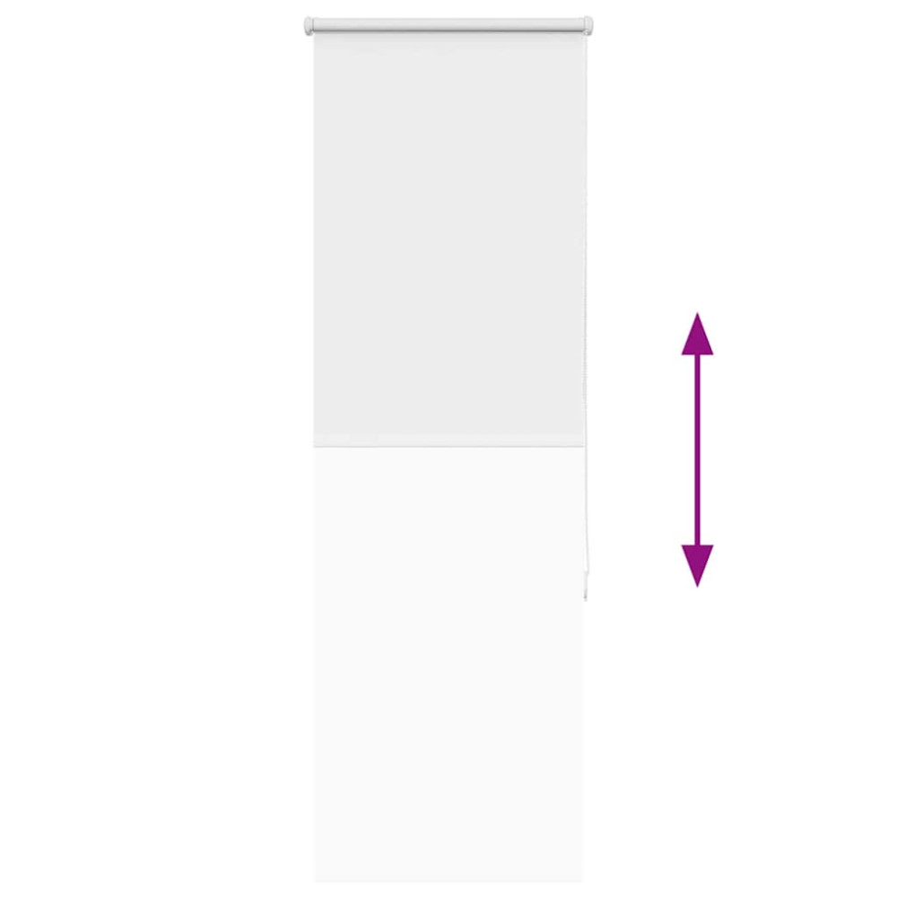 Produktbild för Rullgardin mörkläggningsgardin vit 55x175 cm tyg bredd 50,7 cm