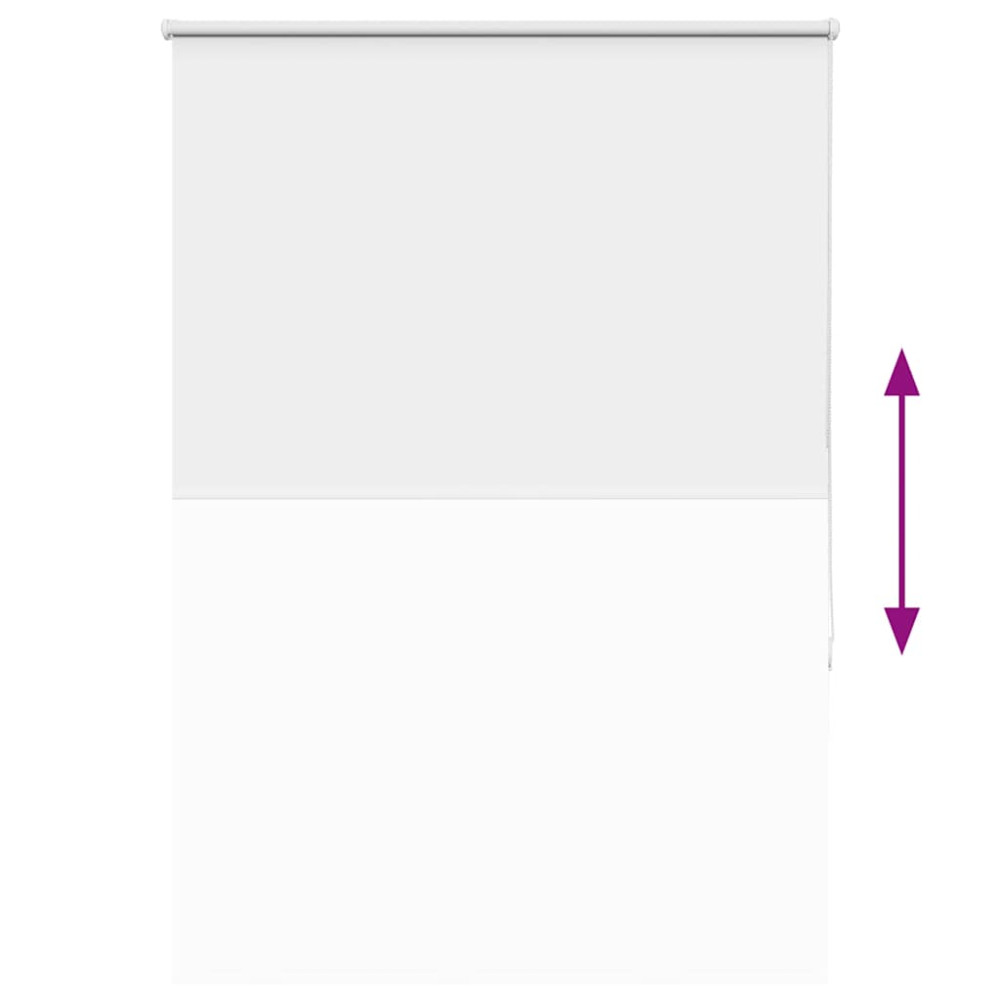 Produktbild för Rullgardin mörkläggningsgardin vit 90x175 cm tyg bredd 85,7 cm