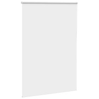 Produktbild för Rullgardin mörkläggningsgardin vit 95x175 cm tyg bredd 90,7 cm