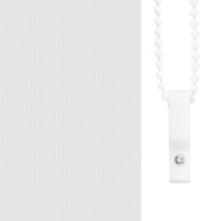 Produktbild för Rullgardin mörkläggningsvit 120x175 cm tyg bredd 116,6 cm