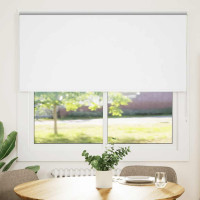Produktbild för Rullgardin mörkläggning vit 160x175 cm tyg bredd 156,6 cm