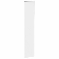 Produktbild för Rullgardin mörkläggning vit 40x210 cm tyg bredd 35,7 cm