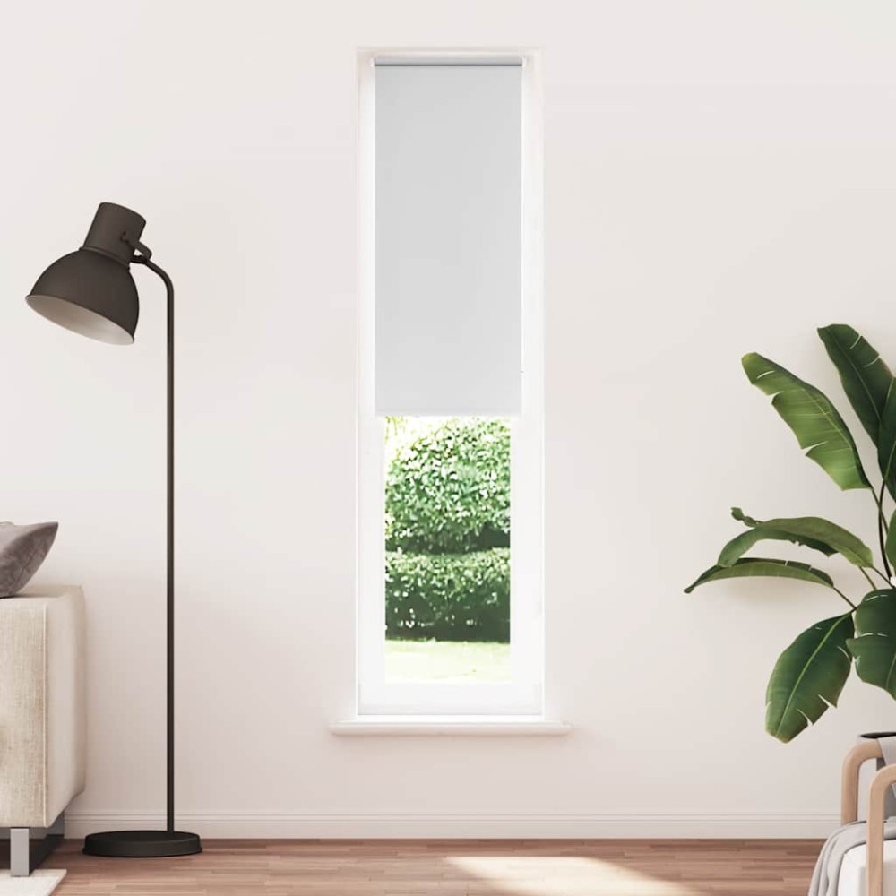 Produktbild för Rullgardin mörkläggning vit 50x210 cm tyg bredd 45,7 cm
