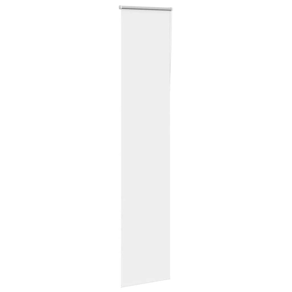 Produktbild för Rullgardin mörkläggning vit 50x210 cm tyg bredd 45,7 cm