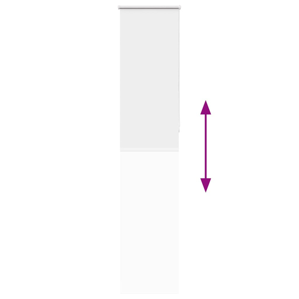 Produktbild för Rullgardin mörkläggning vit 60x210 cm tyg bredd 55,7 cm