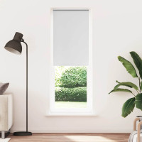 Produktbild för Rullgardin mörkläggning vit 75x210 cm tyg bredd 70,7 cm