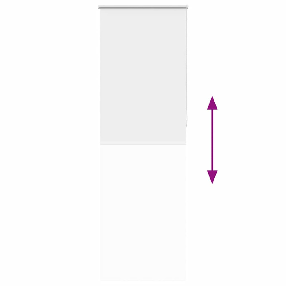Produktbild för Rullgardin mörkläggningsgardin vit 85x210 cm tyg bredd 80,7 cm