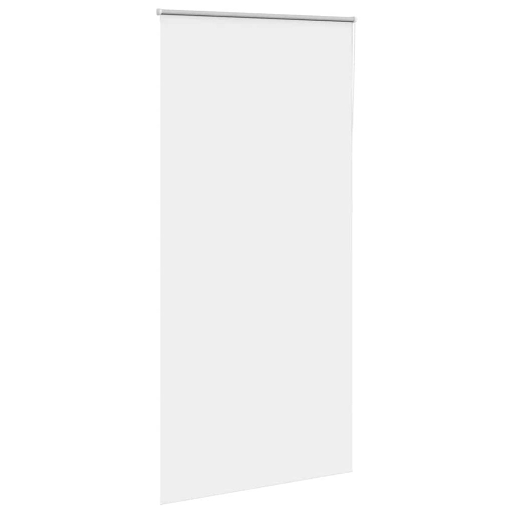 Produktbild för Rullgardin mörkläggningsgardin vit 95x210 cm tygbredd 90,7 cm