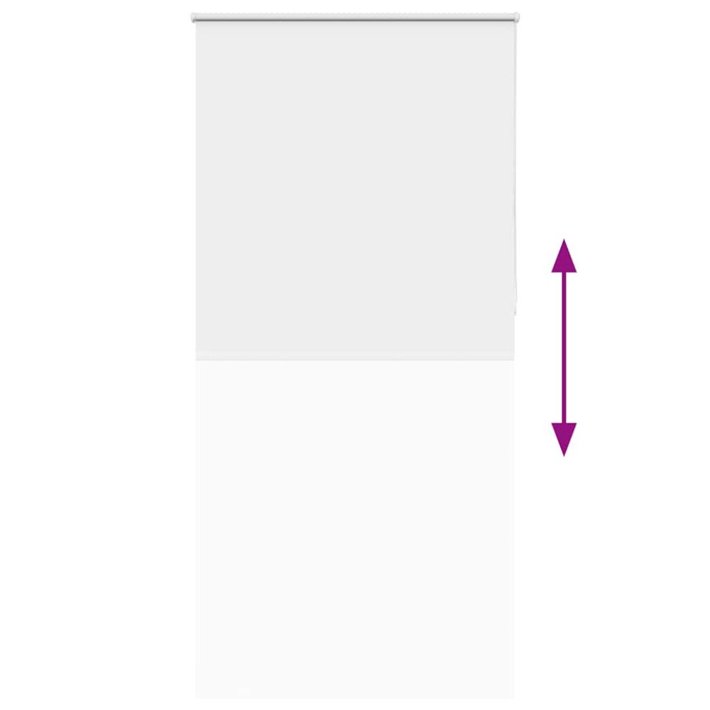 Produktbild för Rullgardin mörkläggningsvit 100x210 cm tyg bredd 95,7 cm