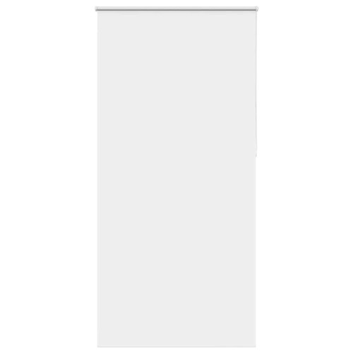 vidaXL Rullgardin mörkläggning vit 110x210 cm tygbredd 105,7 cm