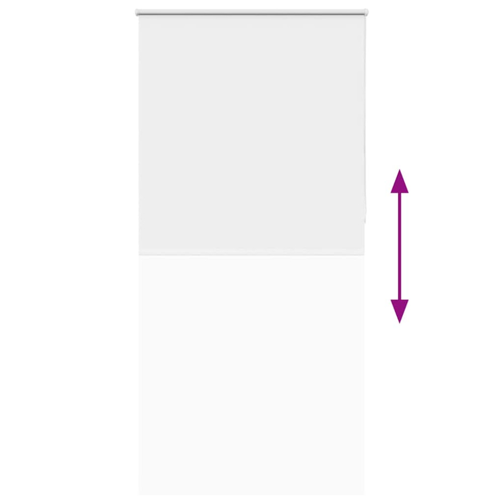 Produktbild för Rullgardin mörkläggning vit 110x210 cm tygbredd 105,7 cm