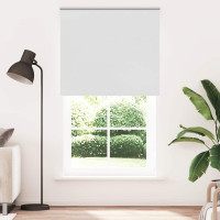 Produktbild för Rullgardin mörkläggning vit 120x210 cm tyg bredd 116,6 cm