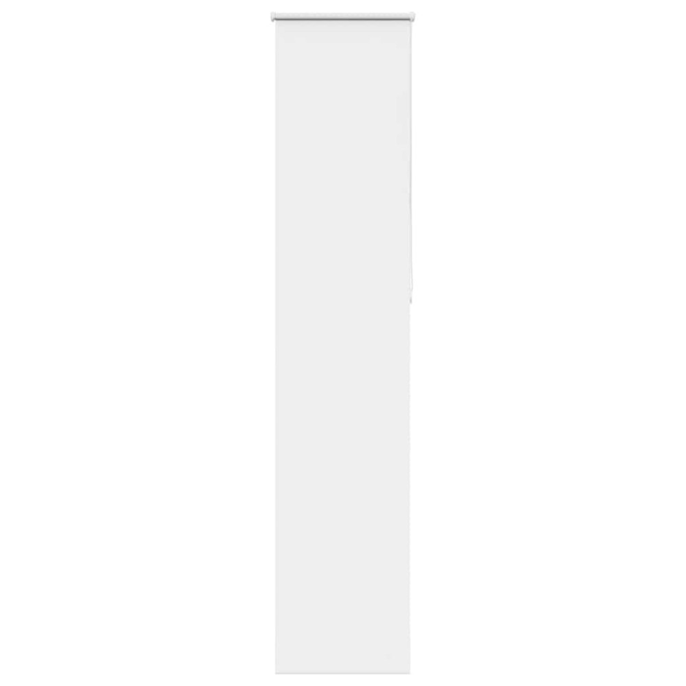 Produktbild för Rullgardin mörkläggning vit 40x230 cm tyg bredd 35,7 cm