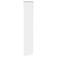 Produktbild för Rullgardin mörkläggning vit 45x230 cm tyg bredd 40,7 cm