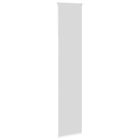 Produktbild för Rullgardin mörkläggning vit 45x230 cm tyg bredd 40,7 cm