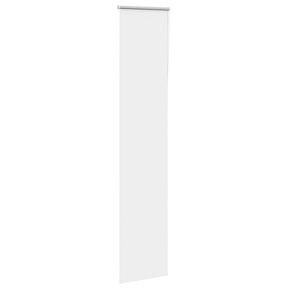 Produktbild för Rullgardin mörkläggning vit 50x230 cm tyg bredd 45,7 cm