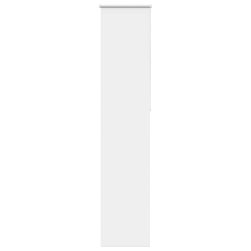 vidaXL Rullgardin mörkläggning vit 55x230 cm tyg bredd 50,7 cm
